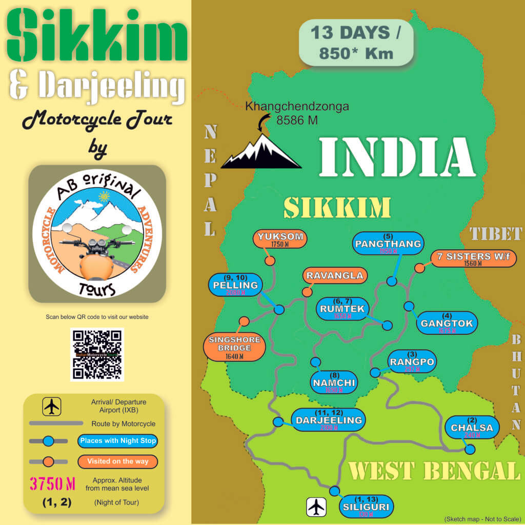 sikkim motorcycle tours india darjeeling royal enfield